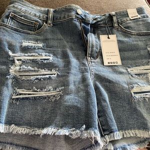 Judy Blue Distressed Cut Off Shorts